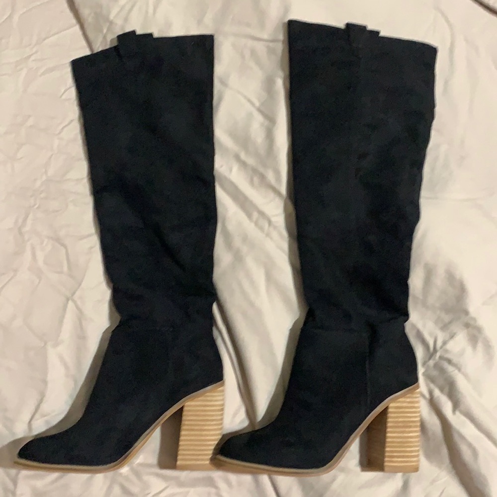 Vici Collection Black Knee High Boots